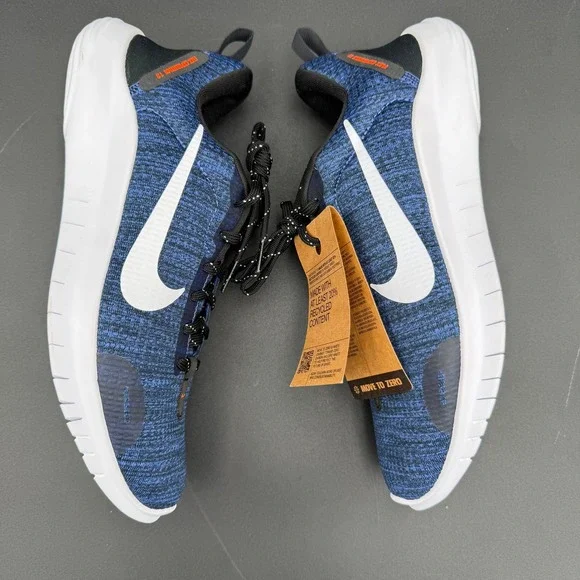 Nike Flex Experience RN 12 Running Shoes Blue White Black DV0740-401 M 8 W 9.5 - Picture 6 of 8